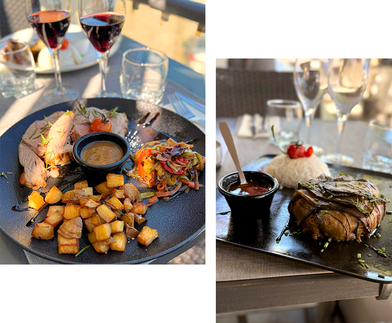 Le restaurant - La Voute - Restaurant Haute corse - Restaurant île rousse vue mer